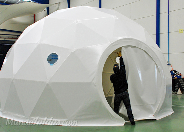 Smartdome  30 m2 en blanca translúcida